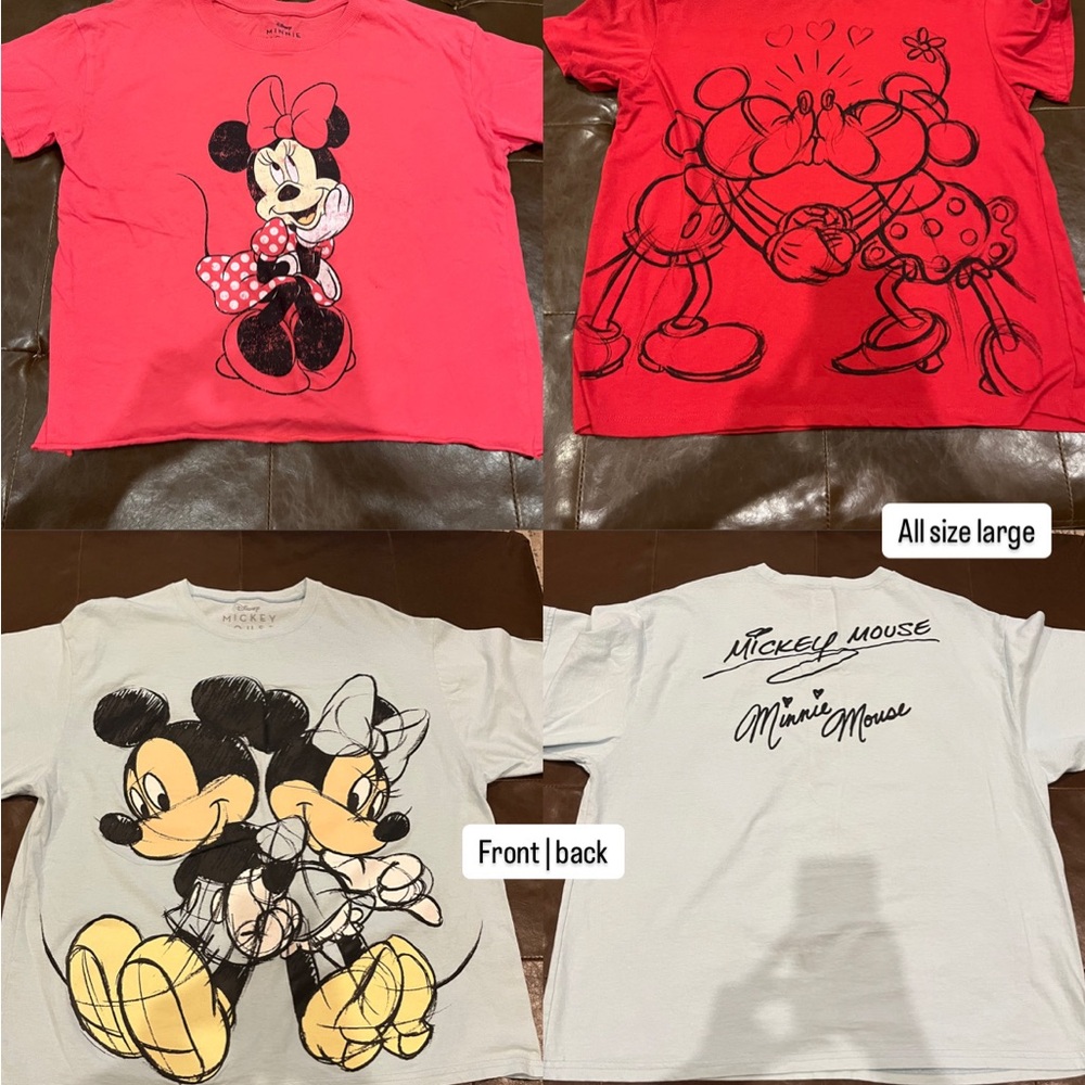 Disney Mickey and Minnie T-shirt bundle